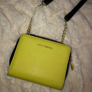 Steve Madden neon color block cross body bag